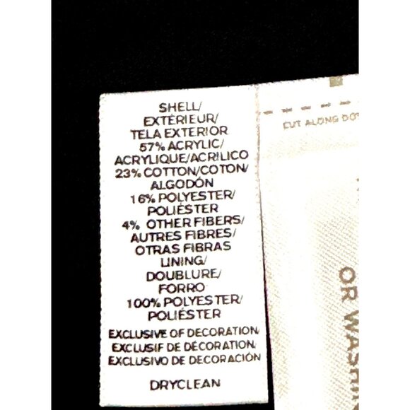 Loft Size 12 Black Gold Green Tweed Open Front Blazer Jacket Theatric Glamorous - Picture 7 of 11